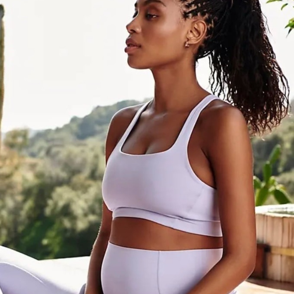 Orchid FREE PEOPLE x Hatch Never Better Square Neck Bra Maternity size XS